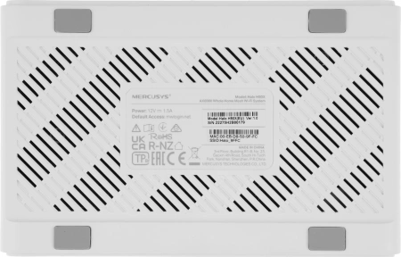 Бесшовный Mesh роутер Mercusys Halo H90X(2-pack) AX6000 10/100/1000BASE-TX белый (упак.:2шт)