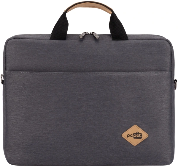 Сумка для ноутбука 15.6" PC Pet PCP15A3GY темно-серый полиэстер