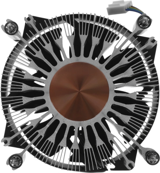 Устройство охлаждения(кулер) Digma D-CPC110-PWM3 92x92x25mm Soc-1200/1150/1151/1155 черный 4-pin 25dB Al+Cu 110W 350gr Ret