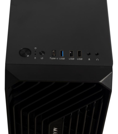 Корпус Accord ACC-265B черный без БП mATX 1x80mm 1x92mm 2x120mm 2xUSB2.0 1xUSB3.0 1xUSB3.1 audio