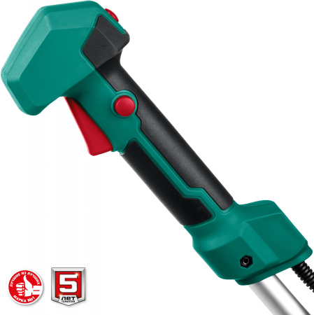 Триммер электрический Зубр ТАБ-365-22 аккум. разбор.штан. реж.эл.:леска/нож