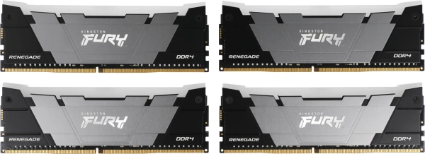 Память DDR4 4x16GB 3600MHz Kingston KF436C16RB12AK4/64 Fury Renegade RGB RTL Gaming PC4-28800 CL16 D