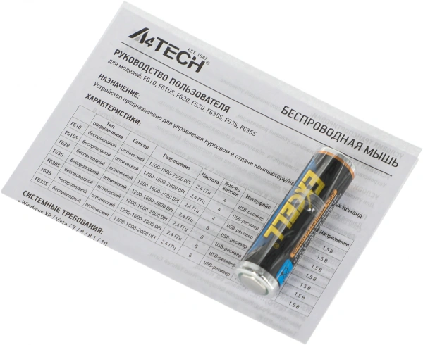 Мышь A4Tech Fstyler FG30S серый/оранжевый оптическая (2000dpi) silent беспроводная USB (6but)