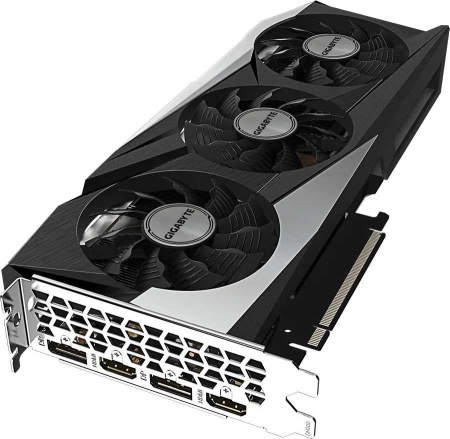 Видеокарта Gigabyte PCI-E 4.0 GV-N3060GAMING OC-12GD 2.0 LHR NVIDIA GeForce RTX 3060 12288Mb 192 GDDR6 1837/15000 HDMIx2 DPx2 HDCP Ret