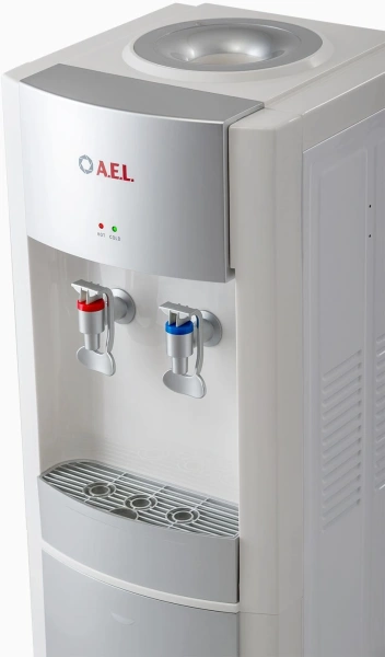Кулер AEL LD-AEL-28c напольный электронный белый/серебристый