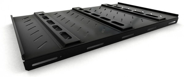 Полка стационарная Hyperline TSH3H-850-RAL9004 1U нагр.:100кг. 19" 850мм черный (упак.:1шт)