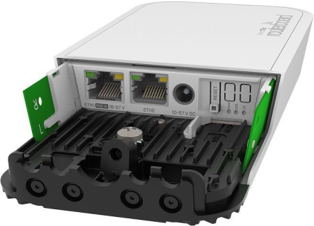 Роутер беспроводной MikroTik wAP ac LTE6 kit (RBWAPGR-5HACD2HND&R11E-LTE6) AC1200 10/100/1000BASE-TX/4G cat.6 белый