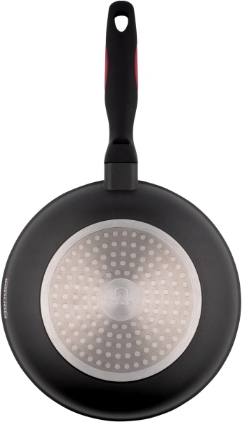 Сковорода Rondell Perfect RDA-1561 круглая 28см покрытие: Xylan Plus ручка несъемная (без крышки) черный