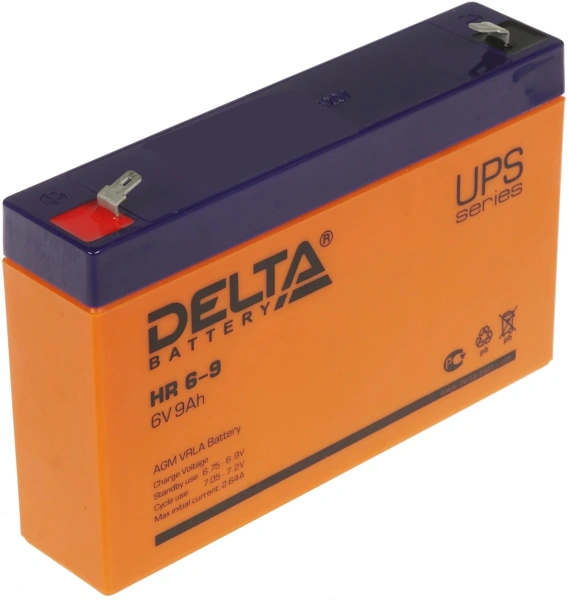 Батарея для ИБП Delta HR 6-9 6В 9Ач