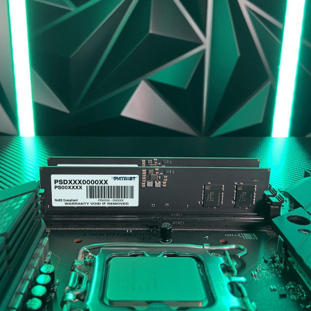 Память DDR5 16GB 5600MHz Patriot PSD516G560081 Signature RTL PC5-44800 CL46 DIMM 288-pin 1.1В single rank Ret
