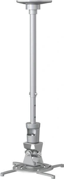 Кронштейн для проектора Cactus CS-VM-PR01L-AL серебристый макс.10кг потолочный поворот и наклон