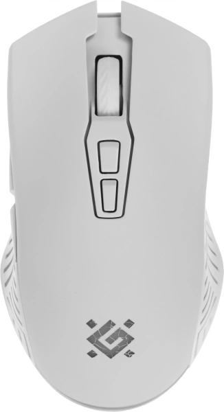 Мышь Defender Pandora GM-502 белый оптическая 3200dpi silent беспров. USB 6but (52502)