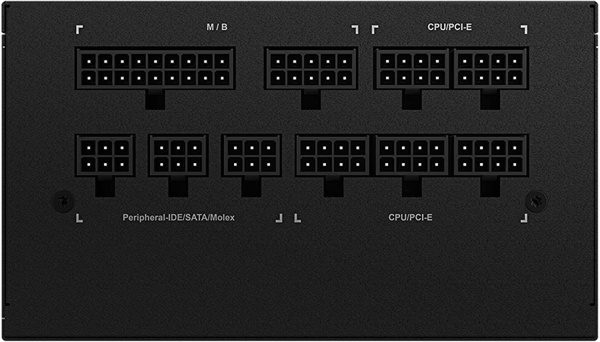 Блок питания Gigabyte ATX 850W GP-UD850GM 80+ gold 24+2x(4+4) pin APFC 120mm fan 8xSATA Cab Manag RTL