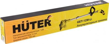 Триммер электрический Huter GET-12M-Li (70/1/64) аккум. неразбор.штан. реж.эл.:леска/нож