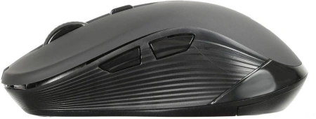 Мышь Оклик 610MWC черный оптическая (1600dpi) беспроводная USB/USB-C для ноутбука (6but)