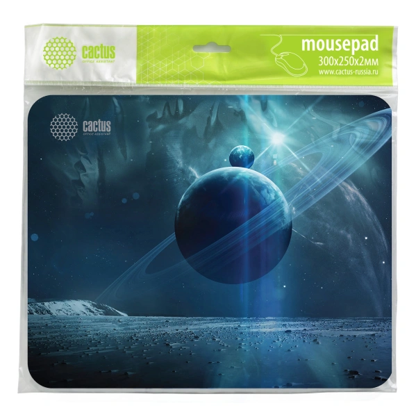 Коврик для мыши Cactus CS-MP-P03M Saturn Средний 300x250x2мм