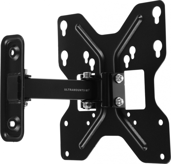Кронштейн для телевизора Ultramounts UM898 черный 23"-42" макс.30кг настенный поворотно-выдвижной и наклонный