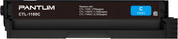 Картридж лазерный Pantum CTL-1100XC голубой (2300стр.) для Pantum CP1100/CP1100DW/CM1100DN/CM1100DW/CM1100ADN/CM1100ADW