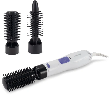 Фен-щетка Starwind SHP8502 1000Вт белый/фиолетовый
