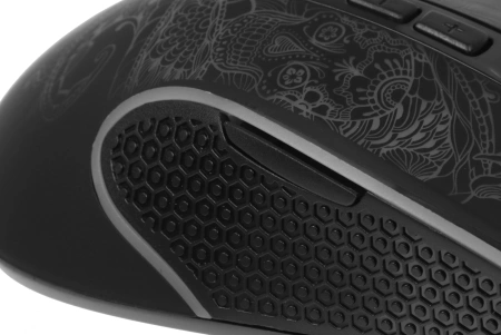 Мышь Defender Venom GM-640L черный оптическая 7200dpi USB 7but (52640)