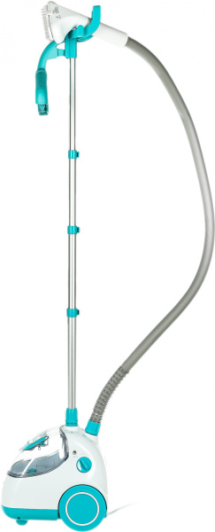 Отпариватель напольный Kitfort КТ-957 1500Вт белый/бирюзовый