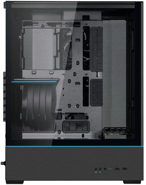 Корпус Lian-Li SUP01X черный без БП ATX 4x120mm 2x140mm 2xUSB3.0 audio bott PSU