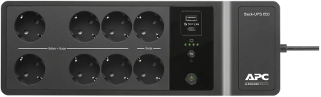 Источник бесперебойного питания APC Back-UPS BE850G2-GR 520Вт 850ВА черный