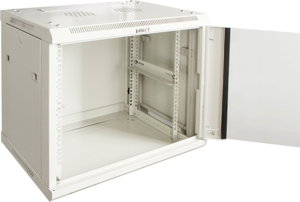 Шкаф коммутационный Lanmaster Pro (TWT-CBWPG-15U-6X8-GY) настенный 15U 600x800мм пер.дв.стекл 60кг серый IP20