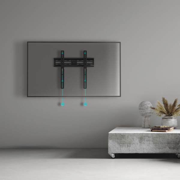 Кронштейн для телевизора Onkron FM2 черный 32"-65" макс.50кг настенный фиксированный