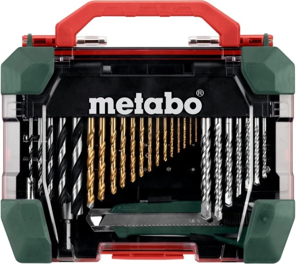 Набор бит и сверл Metabo 626707000 по мет/камн/дер (55пред.) для шуруповертов/дрелей