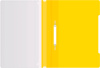 Папка-скоросшиватель Бюрократ -PS-K20YEL A4 прозрач.верх.лист карм.на лиц.стор. пластик желтый 0.12/0.16