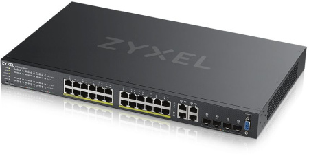 Коммутатор Zyxel NebulaFlex Pro GS2220-28HP GS2220-28HP-EU0101F 28G 24PoE 24PoE+ 375W управляемый