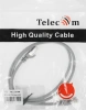 Патч-корд NA102-FTP-C5E-1M 1G FTP 4 пары cat5E CCA molded 1м серый RJ-45 (m)-RJ-45 (m)