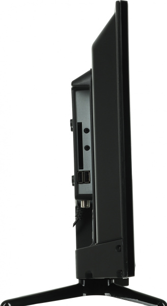 Телевизор LED Yuno 24" ULX-24TCS221 Яндекс.ТВ черный HD 50Hz DVB-T2 DVB-C DVB-S DVB-S2 WiFi Smart TV (RUS)