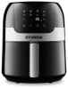 Аэрогриль Hyundai HYF-3555 1500Вт черный/серебристый