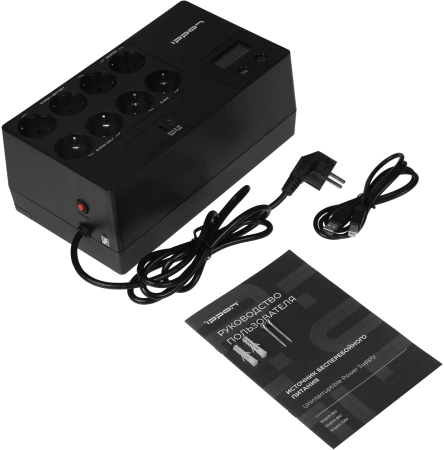 Источник бесперебойного питания Ippon Esconder 1000 600Вт 1000ВА черный