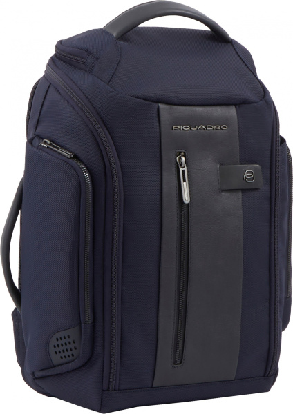 Сумка дорожная Piquadro Brief2 BV6154BR2/BLU синий нейлон/натур.кожа
