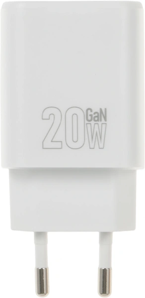 Сетевое зар./устр. Hoco N60 Gentle 20W 3A (PD+QC+AFC) USB Type-C универсальное белый (44228)