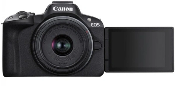 Фотоаппарат Canon EOS R50 черный 24.2Mpix 2.95" 4K WiFi RF-S 18-45mm IS STM LP-E17 (без объектива)