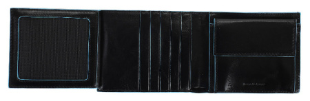 Кошелек мужской Piquadro Blue Square PU1240B2/N черный натур.кожа