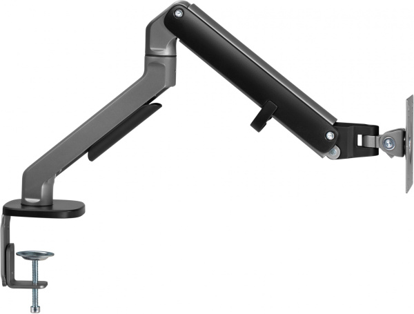 Кронштейн для мониторов Ultramounts UM734BL серый/черный 17"-27" макс.7кг крепление к столешнице пов