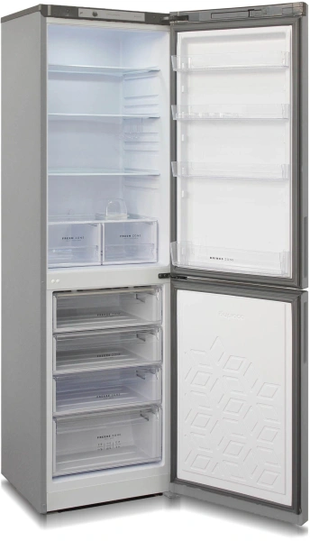 Холодильник Бирюса Б-M6049 2-хкамерн. серебристый металлик (двухкамерный)