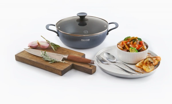 Сотейник Rondell Evolution-R RDA-799 d=26см (с крышкой) графитовый