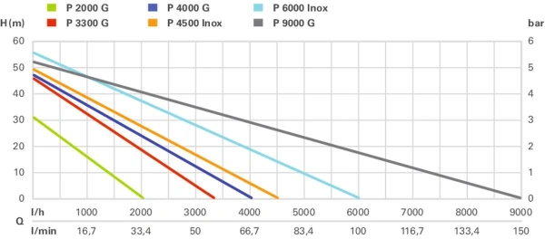 Насос центробежный Metabo P 2000 G 450Вт 2000л/час (600962000)