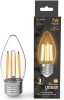 Лампа филам. Gauss Filament 7Вт цок.:E27 свеча 220B св.свеч.бел.теп. (упак.:10шт) (103802107)