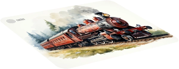 Коврик для мыши Cactus Locomotive рисунок 400x300x3мм (CS-MP-PRO17XL)