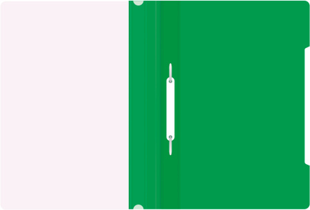 Папка-скоросшиватель Бюрократ -PS20GRN A4 прозрач.верх.лист пластик зеленый 0.12/0.16