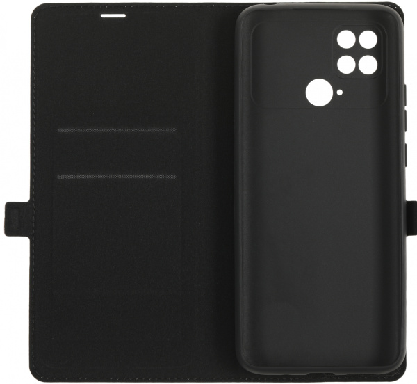 Чехол (флип-кейс) BoraSCO для Xiaomi Poco C40 черный (70748)