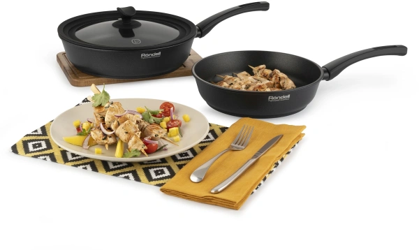 Крышка Rondell Weller RDA-1498 d=26см крыш.прозрачный руч.черная