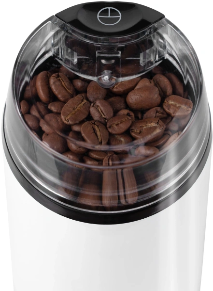 Кофемолка Vitek Harmony VT-1547 200Вт сист.помол.:ротац.нож вместим.:45гр белый